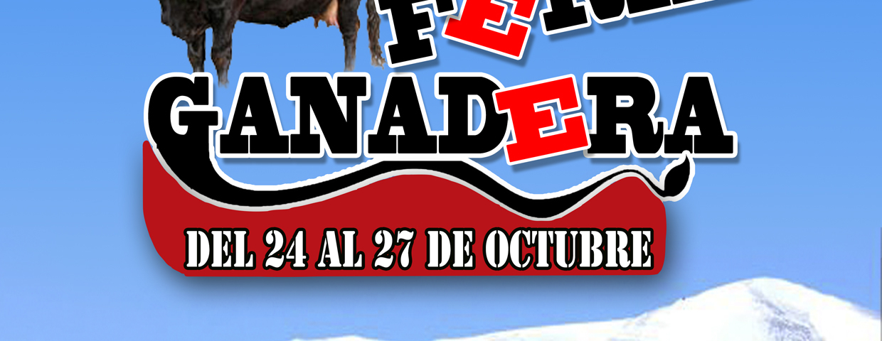 Cartel Feria Ganadera 2013