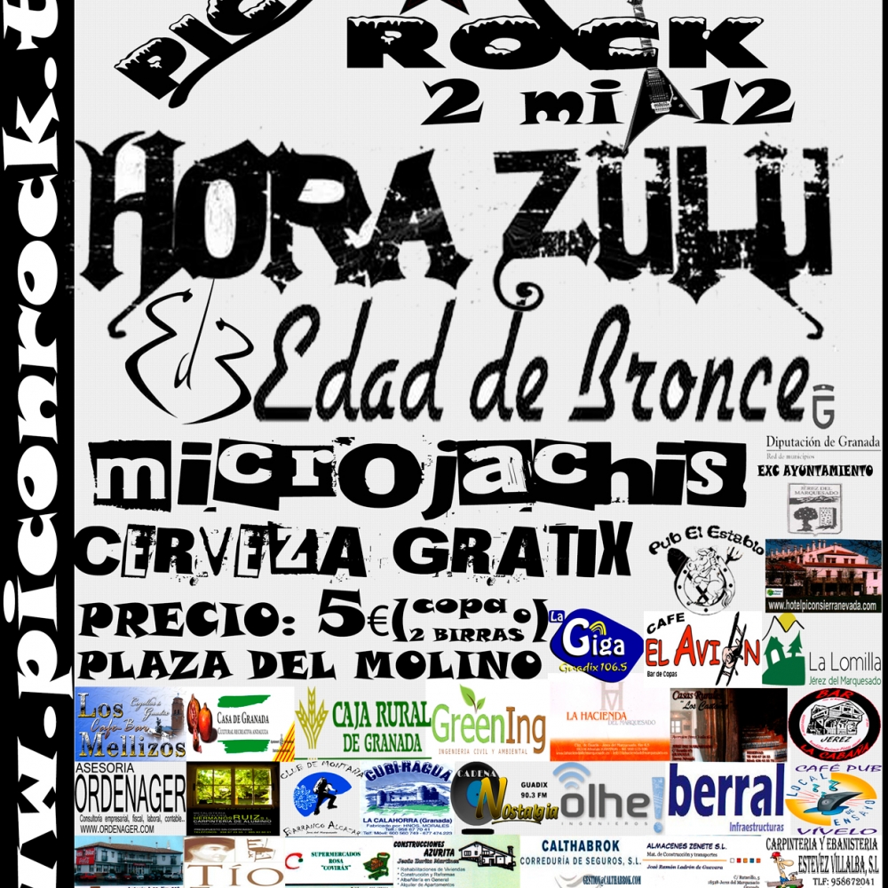 Cartel Piconrock 2012