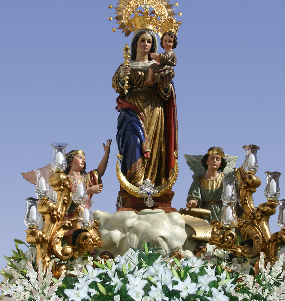 Montaje Virgen  «La Tizná»
