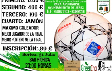 Cartel 24 horas de futbol sala