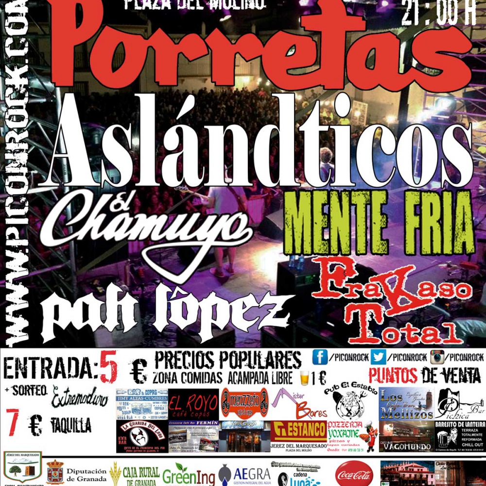 Cartel Piconrock 2015